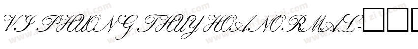 VI Phuong Thuy Hoa Normal字体转换